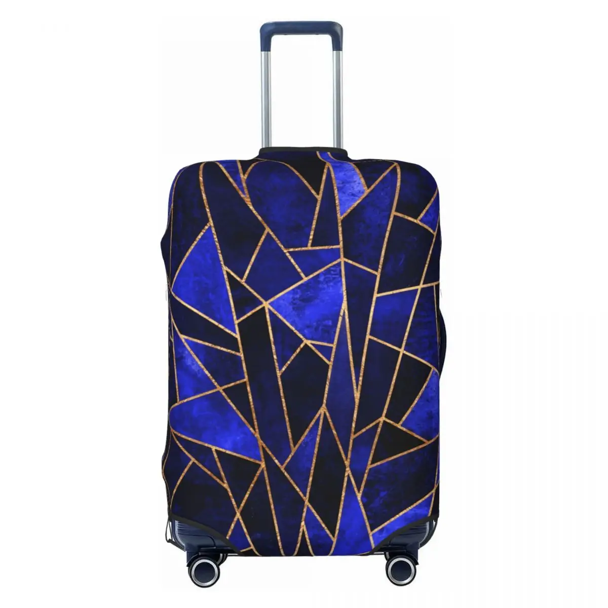 

Abstract Geometric Lines Suitcase Cover Elastic Travel Luggage Covers for 18-32 inch