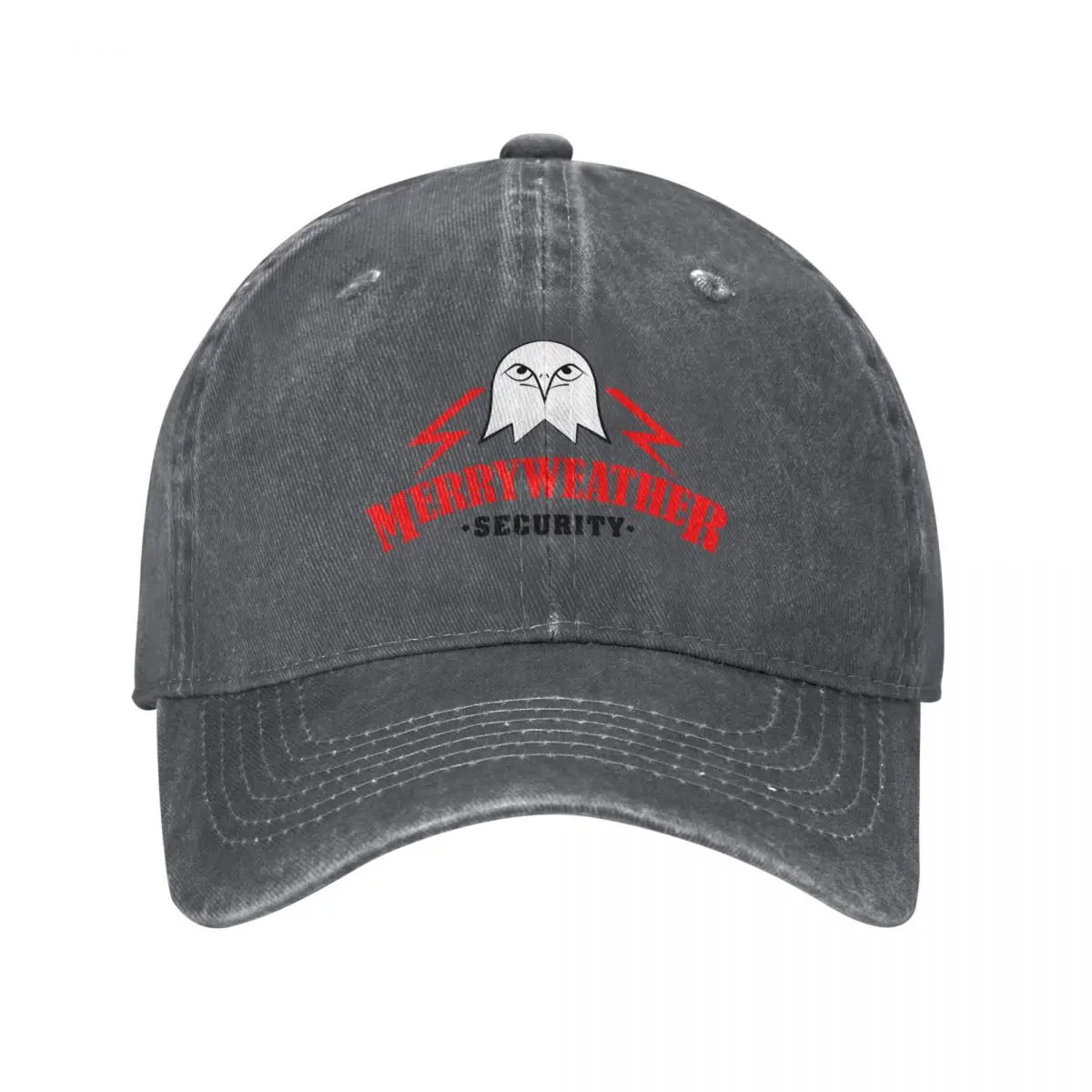 GTA V - Merryweather Security - Red/Black/White Baseball Cap Beach black Cosplay Hat Luxury Brand Designer Man Women's