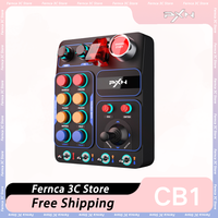 PXN CB1 Racing Simulator Central Control Box Multifunctional Key Control Box RGB EURO Truck Simulator Racing Custom Game Gift