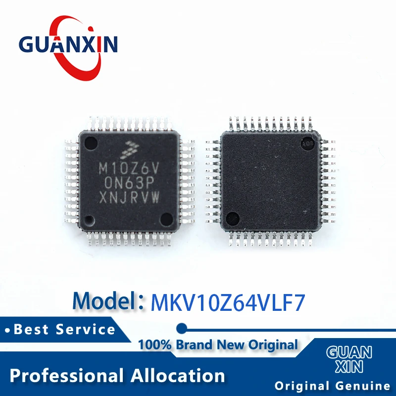 

100% New MKV10Z64VLF7 MKV10Z64VLF7R Marking M10Z6V0N63P LQFP-48 MKV10Z64