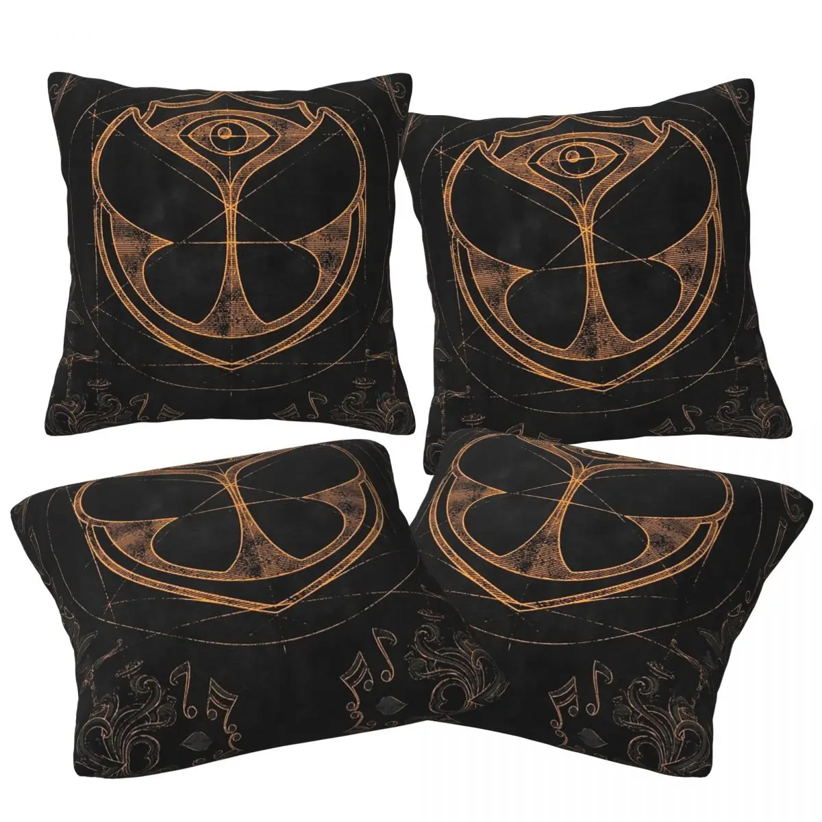 

Luxury Tomorrowland 4pcs Square Pillowcase Cushion Cover Comfort Pillow Case Throw Pillow Cover for Home Bedroom Car