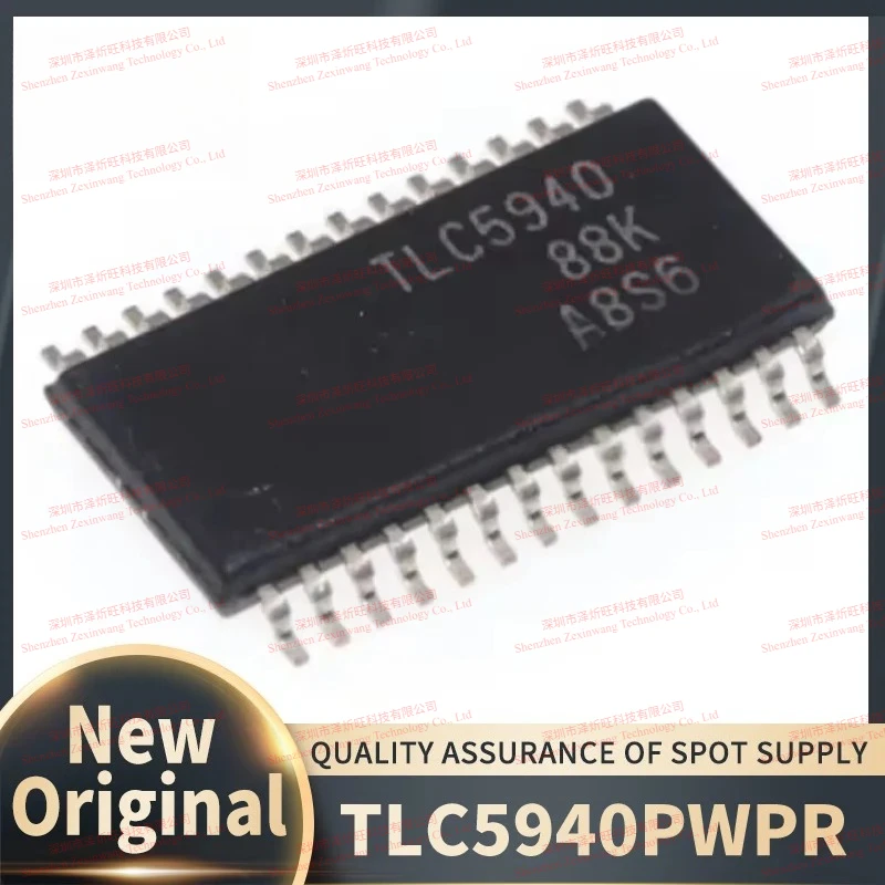 (5-10piece)100% New Original TLC5940PWP TLC5940PWPR TLC5940 HTSSOP28 LED Driver Chip