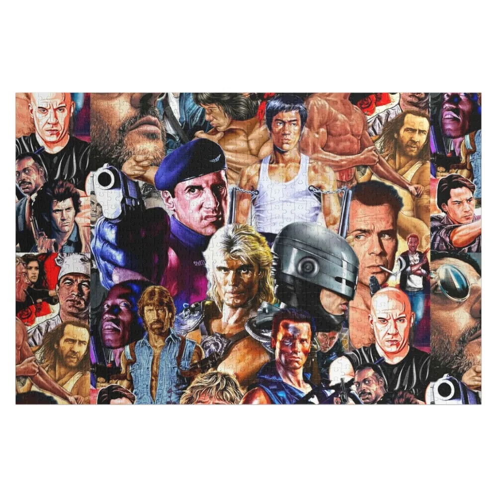 

Collage Of Action Heroes 2 Jigsaw Puzzle Game Children Customs With Photo Works Of Art Puzzle