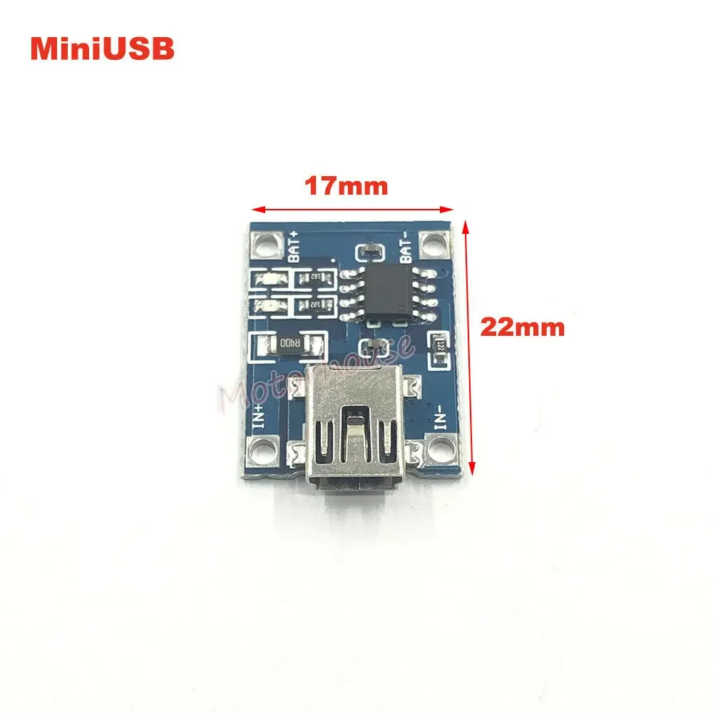 Micro/Mini USB Type-C Battery Charger Module Charging Board For 3.6V/3.7V/3.82V Lithium Li-ion Polymer Battery