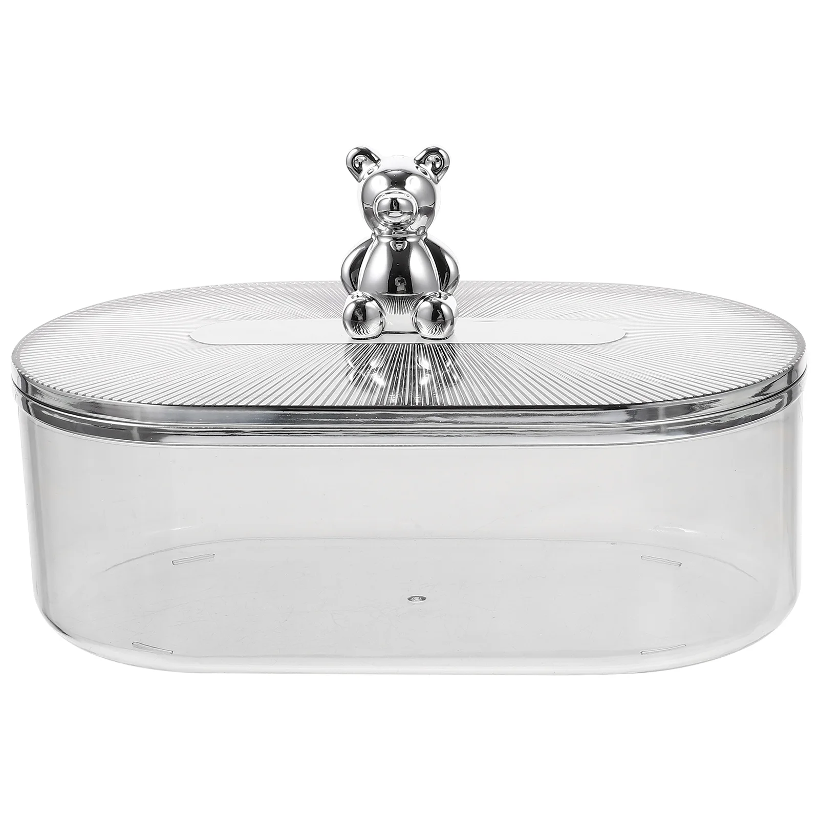 

Large Capacity Mask Storage Box With Lid Multi-Functional Acrylic Organizer For Home Office Jewelry Cosmetics Dustproof Desktop