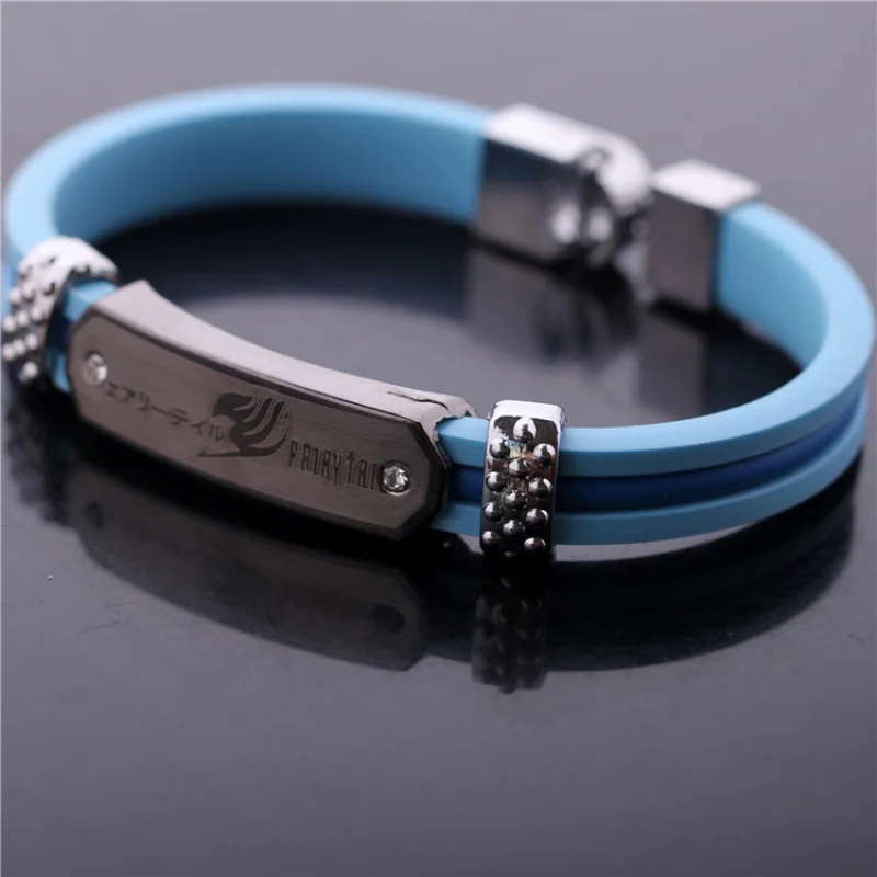 cosplay Fairy tail surrounding bracelet logo fashion silicone bracelet anti-static anti-radiation high appearance level student