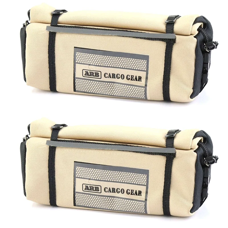 

Горячая Распродажа 2X водонепроницаемая сумка для хранения, сумка на крышу, сумка для багажа, оборудование для лагеря 1/10 RC Crawler Car AXIAL SCX10 TRAXXAS TRX4,Khak