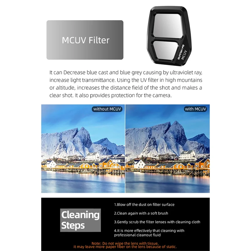 Новый регулируемый фильтр для объектива камеры SUNNYLIFE для DJI Air 3S MCUV/CPL/ND Set/NDPL, комплект фильтров для DJI Air 3S, аксессуары для дронов