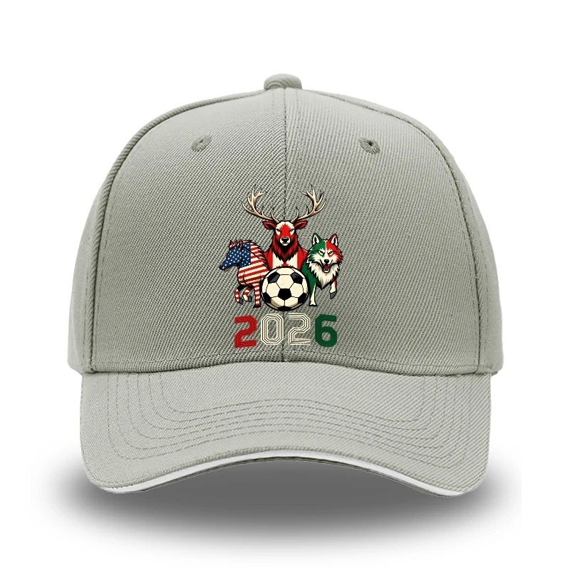 

2026 Cup USA CAN MEX Soccer Cap Football Fans Supporters Adjustable Unisex Commemorative Merchandise Hat