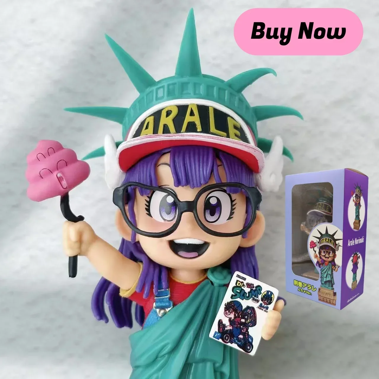 

В наличии Эксклюзивный Dragon Ball Akira Toriyama Arale Косплей Статуя Свободы Фигурка Аниме Модель Коллекционный Фестиваль Подарочный Декор