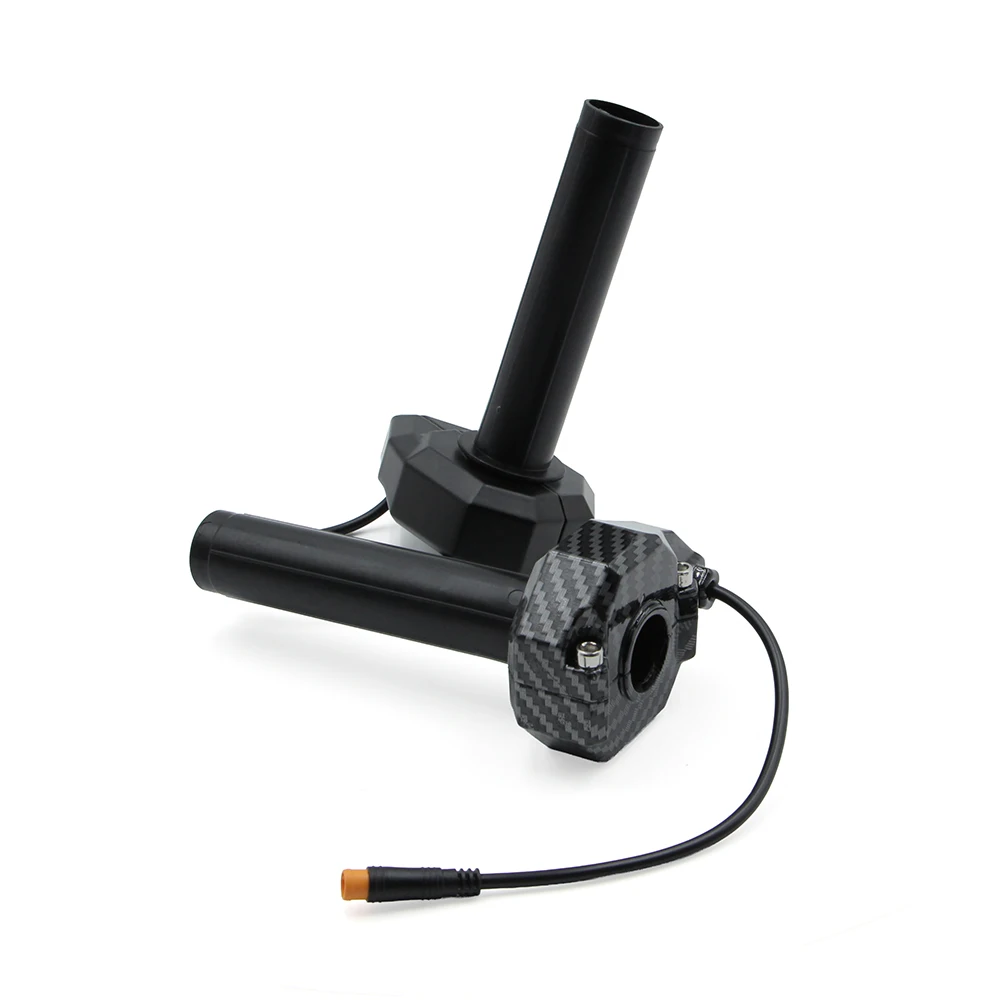 E-bike Full Twist Throttle 3-Pin Waterproof Surron Style Grip For Macfox Happyrun Freego Heybike 12V-72V Electric Dirt Bike Part