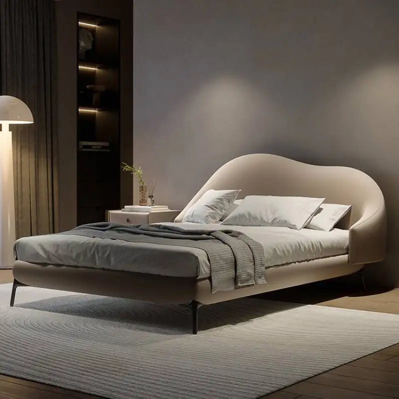 

Pretty Elegant Queen Bed Platform European Unique Luxury Bedroom Headboards Bed Sets Lit Pliable Camas Matrimonial Furniture