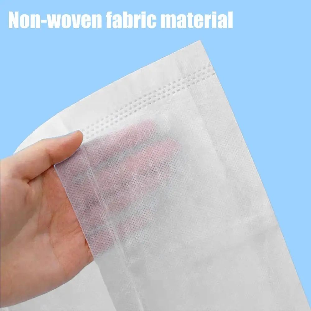 10 Pcs/ Set No Cleaning Disposable Pillow Cover Kitten Printing Non Woven Hotel Pillowcase Anti-fouling Breathable