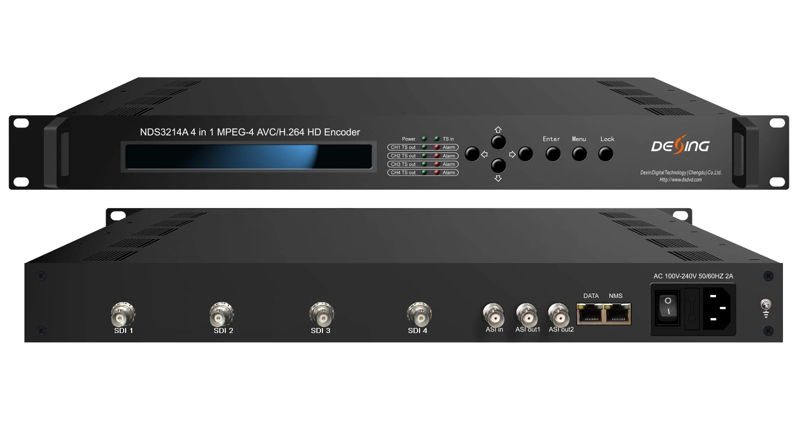 NDS3214A 1080P Full hd 4 Channel hd Sdi to Ip Encoder