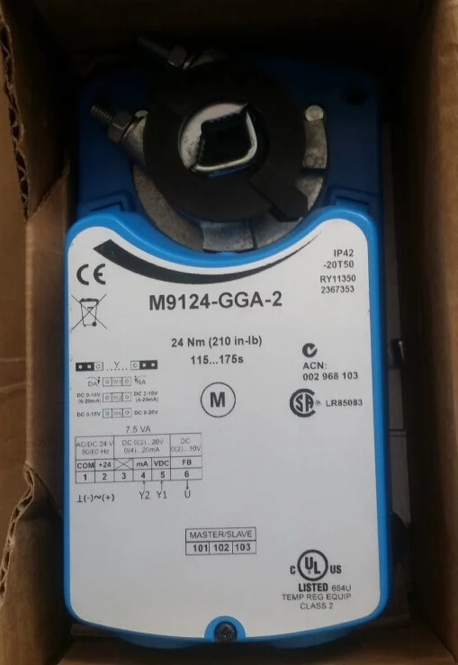 

Оригинальный привод воздушного клапана M9124-GGA-2 24 Нм с электрической регулировкой M9000-520-4