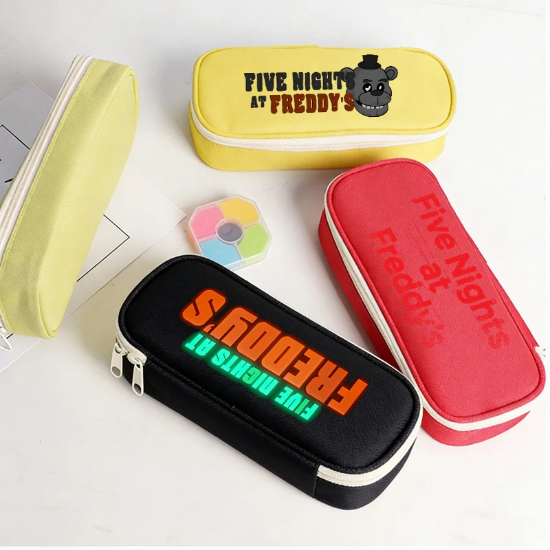 

Fnafs пенал студенческая большая вместительная сумка для хранения канцелярских принадлежностей для мальчиков и девочек ткань Оксфорд сумка для канцелярских принадлежностей аниме сумка для хранения подарок
