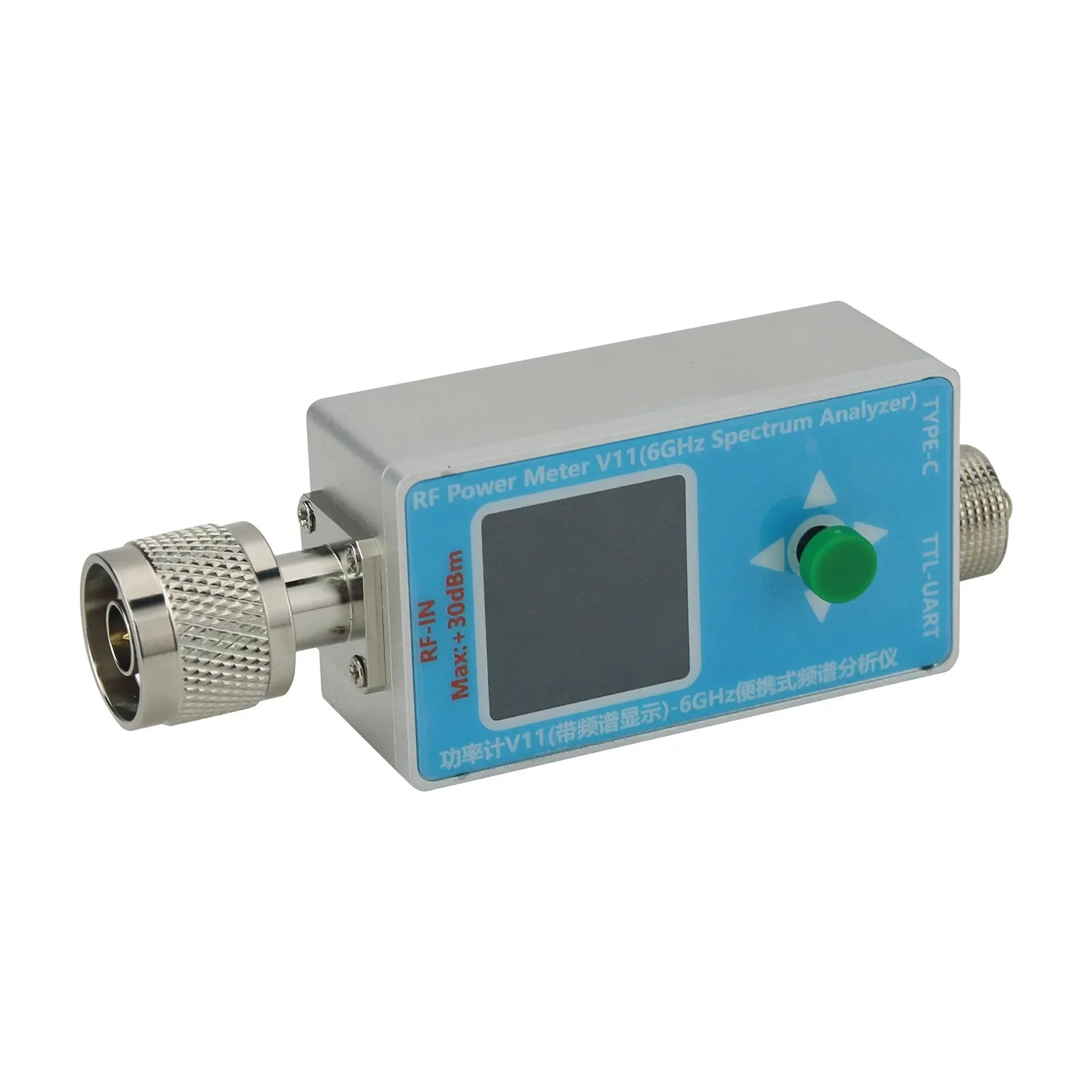 2-in-1 N-type RF Power Meter V11 & 6GHz Spectrum Analyzer (Main Unit + Type-C Cable) for EMC Testing 4