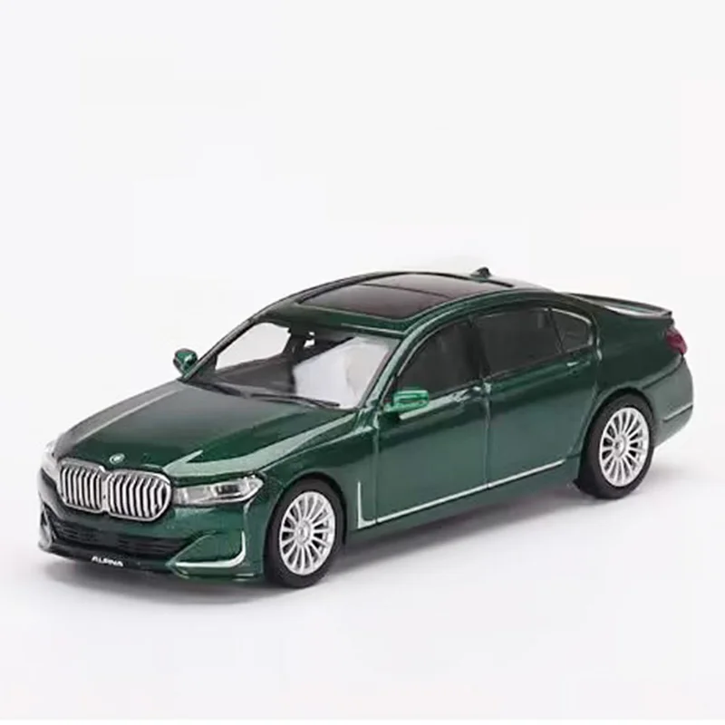 Diecast Original 1:64 Scale Alloy Static BMW Alpina 750Li Car Model Finished Product Simulation Toy Collection Decorative Gift