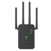 1200M Wifi Repeater 2.4G 5G Wireless Router Signal Booster Extender 4 Antenna Router Signal Amplifier For Home