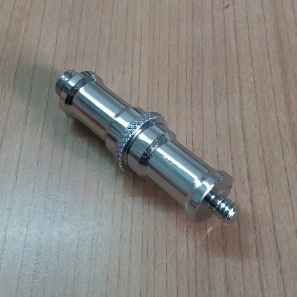 

4Pcs Threaded Screw Adapter Spigot 14 to 38 Male Convertor for Studio Light Stand Flash Hot Shoe Cold Shoe Spigot