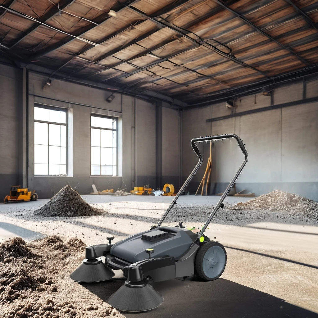 

Sunroof Version Without Power Floor Sweeper Cordless Hand Push Household Cleaner With Motor Customized Floor Sweeper Walk Behind