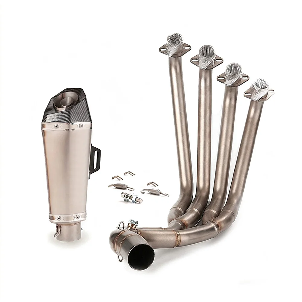 Für Honda CBR650F CBR650R CB650F CB650R Auspuffanlage Schalldämpfer Vorderes Krümmerrohr Auspuffrohre – Detail 15