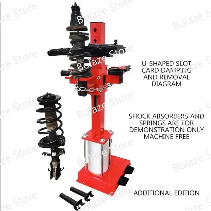 Hydraulic shock absorber loading and unloading tool pneumatic automobile shock absorber spring removal machine