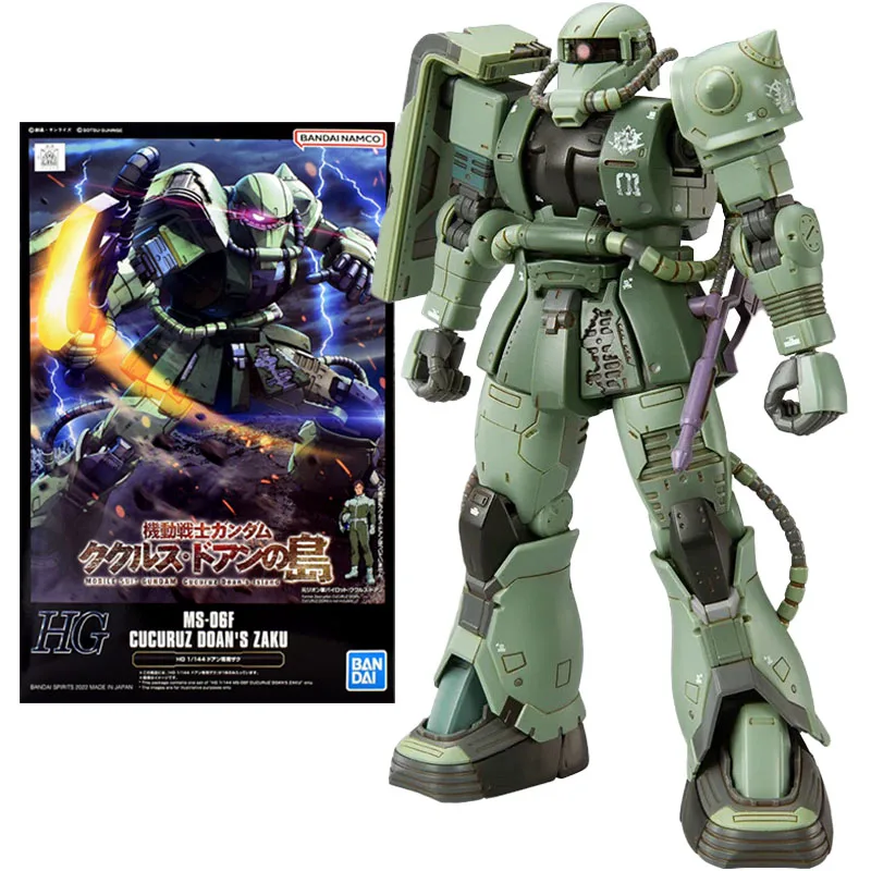 

Bandai Genuine Gundam Model Kit Anime Figure HG 1/144 Cucuruz Doan's Zaku Collectible Gunpla Anime Action Figure