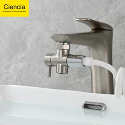 Ciencia Brass Faucet Diverter Valve Kitchen Sink Faucet Valve Splitter with Aerator Sink Hose Connector M22 to M24