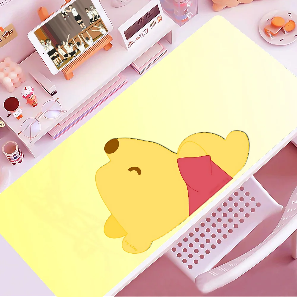 Cartoon W-Winnie The Pooh Mousepad New Arrivals Large Gaming Mousepad L XL XXL Gamer Mouse Pad Size For Keyboards Mat