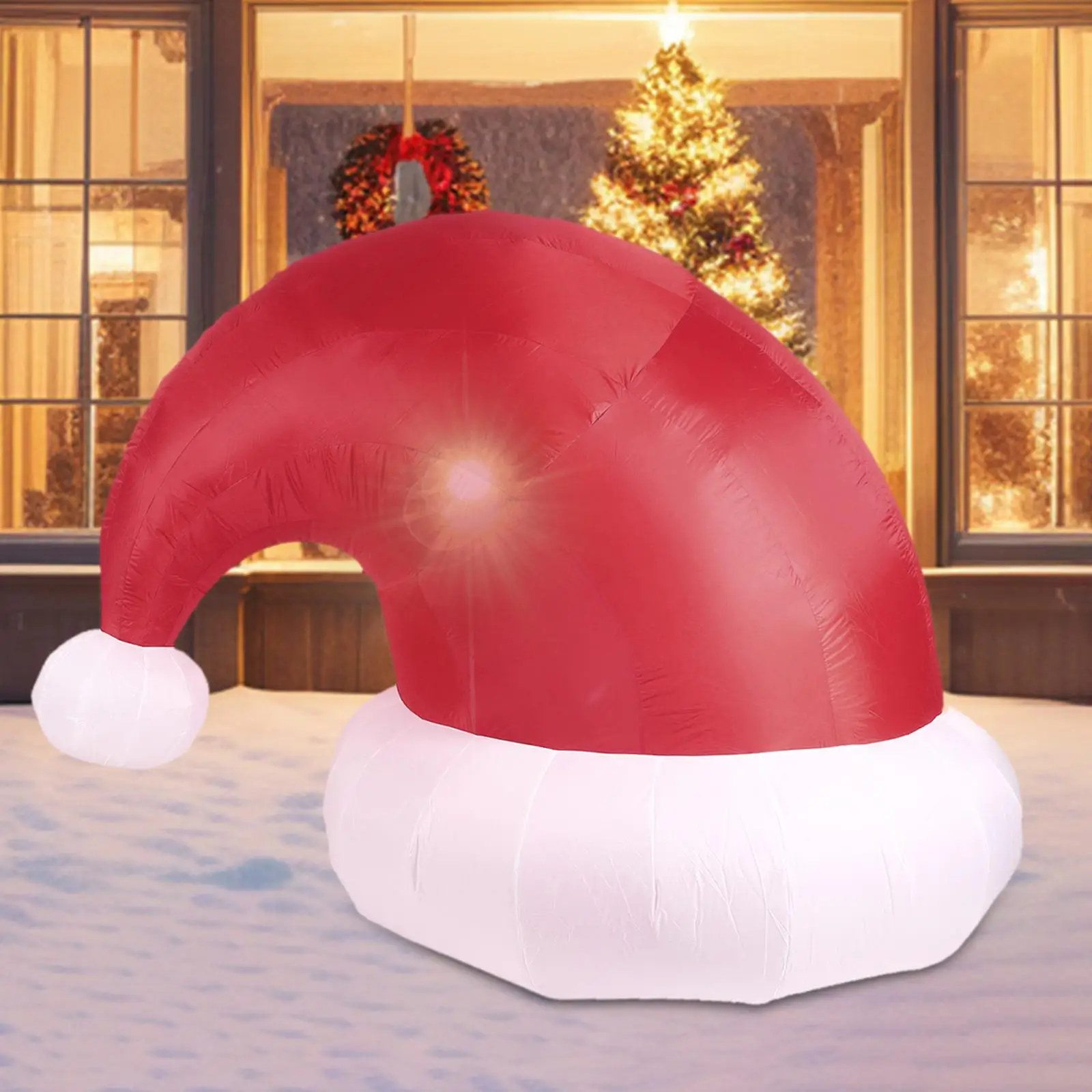 

Christmas Hat Christmas Inflatable Christmas Decoration for Hall Home Malls