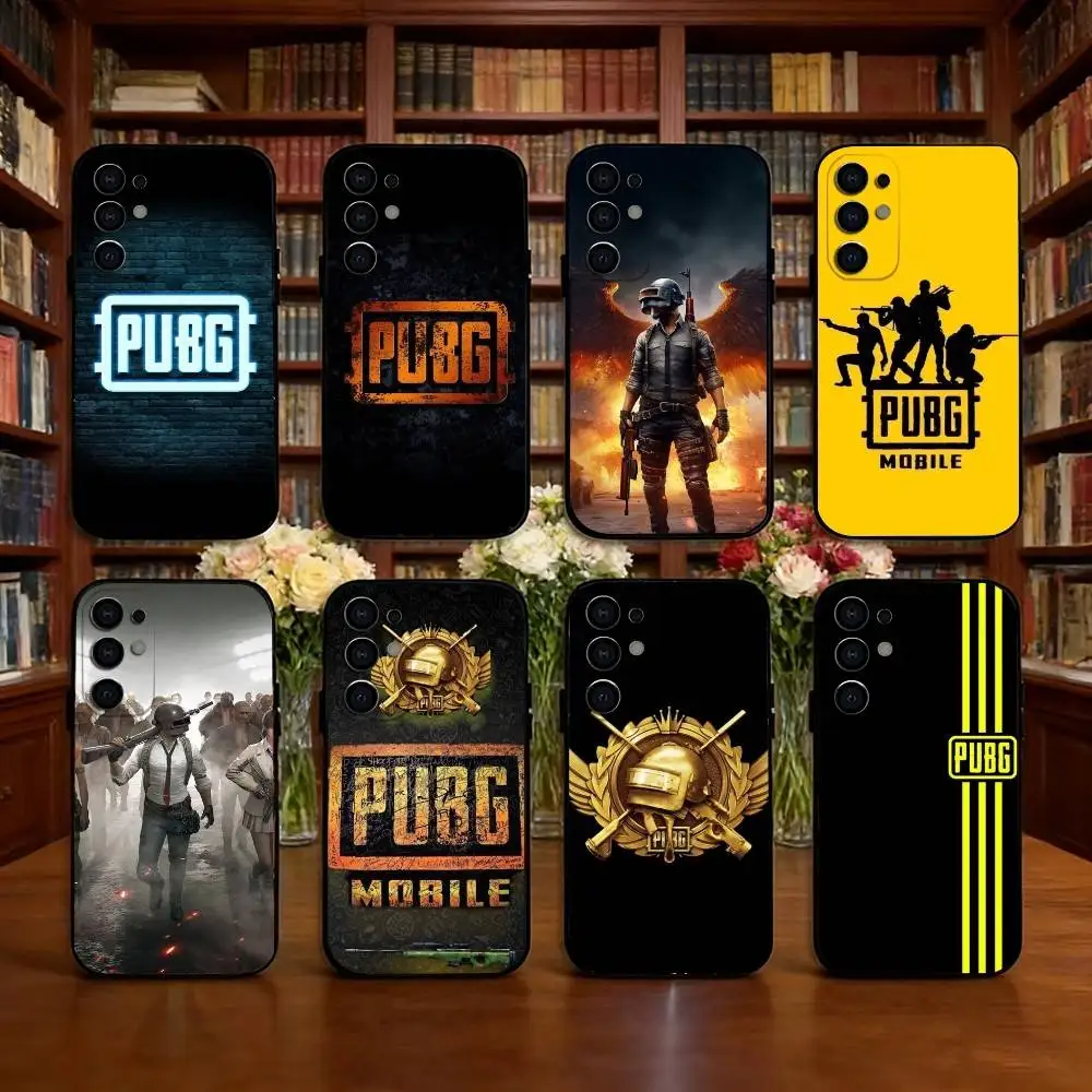 PUBG Phone Case For Samsung S25,S24,S21,S22,S23,S30,Ultra,S20,Plus,Fe,Lite,Note,10,Black Cover