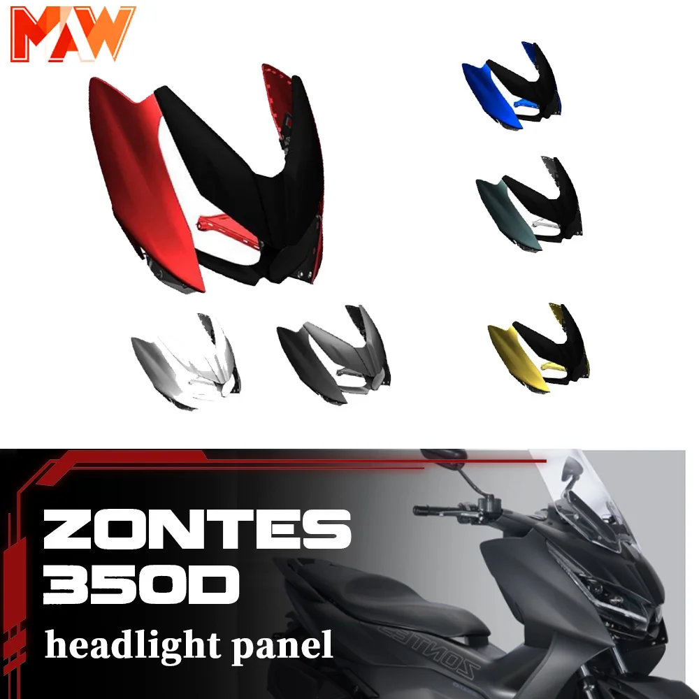 For ZONTES 350D motorcycle full plastic shell shell head cover left and right front panel headlight decorative cover ZONTES D350