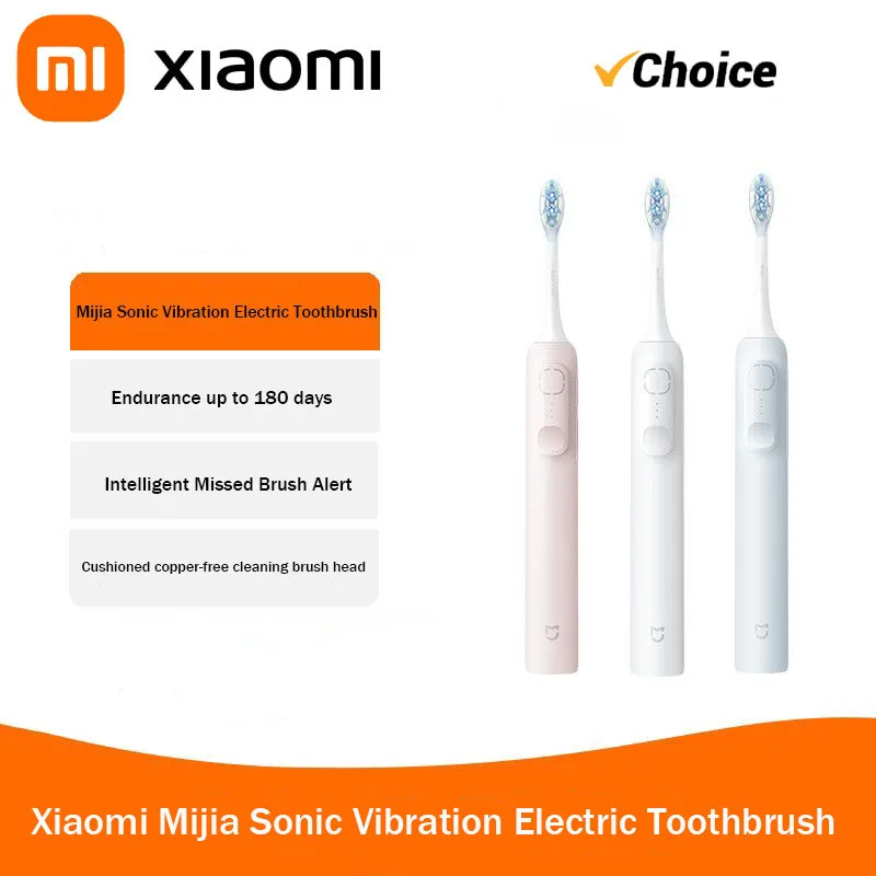 New XIAOMI Mijia Wave Sonic Vibration Electric Toothbrush Vibration Toothbrush Teeth Whitening Ultrasonic Vibration Oral Cleaner