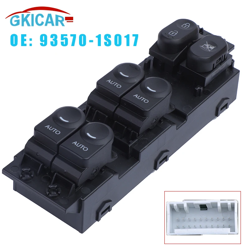 93570-1S017 935701S017 20 Pins Power Electric Master Window Switch For Hyundai