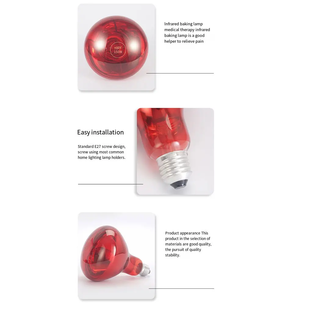 Infrared Light Bulb Dryer With Lead-free Welding Technology For Spa Combined With Enclosed