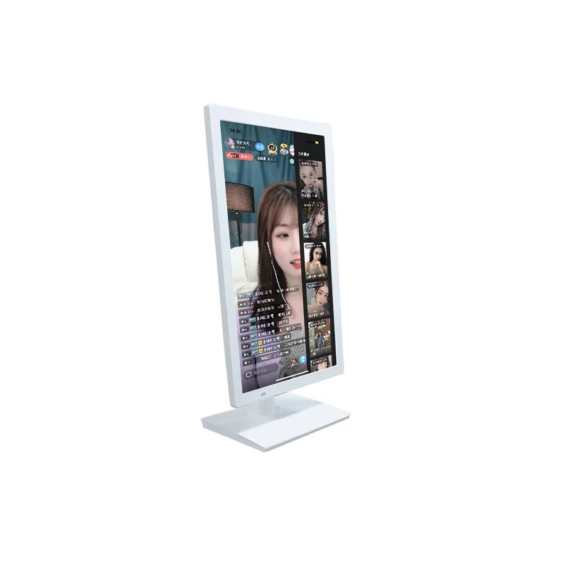 

Vertical Smart Live Streaming Display-21.5/32 Inch Touch Screen Booth with Black/White CMS/RDM for Retail/Exhibition