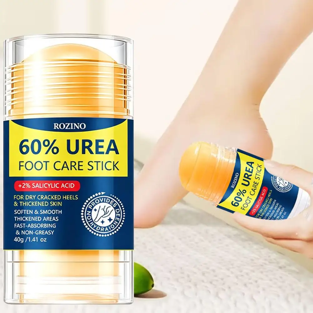 Urea 60% Foot Care Cream 40g Moisturizing Hydrating Exfoliating Nourish Smooth Dry Cracked Feet Daily Skin Care for Men Women