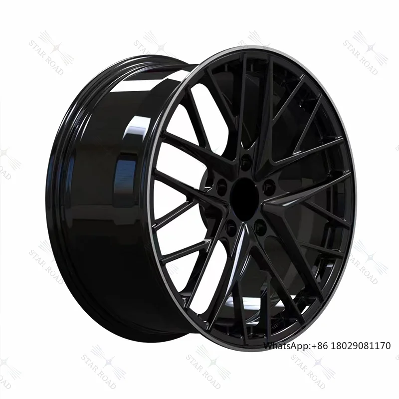 RCSR 5x112 5x120 5x114.3 High Quality Passenger Car Wheel Aviation Alloy One-piece Rim for Mercedes-Benz Ford Mustang Volkswagen