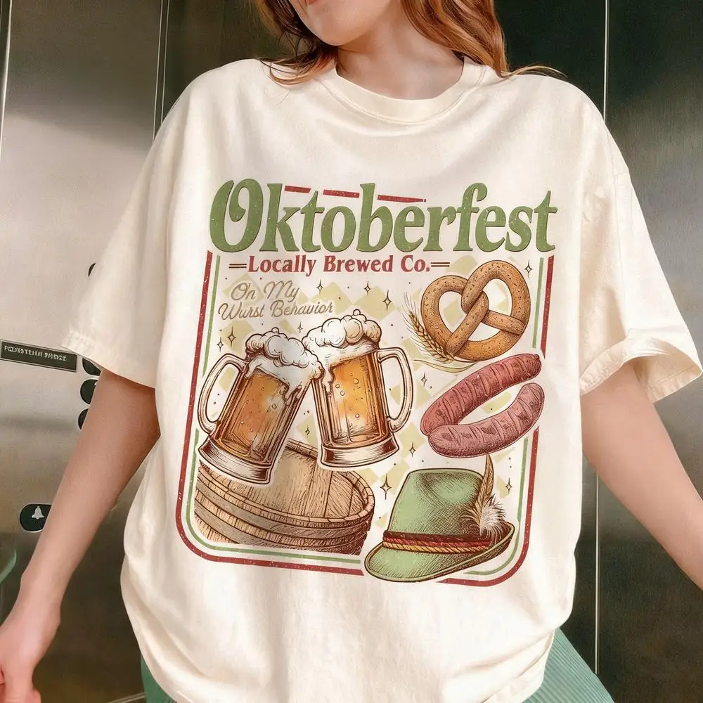 

Женская хлопковая футболка, забавная рубашка для Октоберфеста, футболка с немецким фестивалем пива на моей помадке, модные укороченные топы