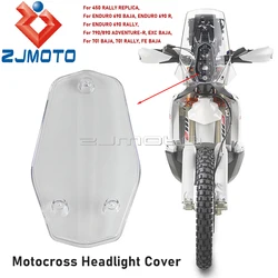 Enduro Motorbike Rally Fairing Front Headlight Cover Windscreen For 790 Rally Kit 790/890 ADVENTURE-R 701 BAJA 450 RALLY REPLICA