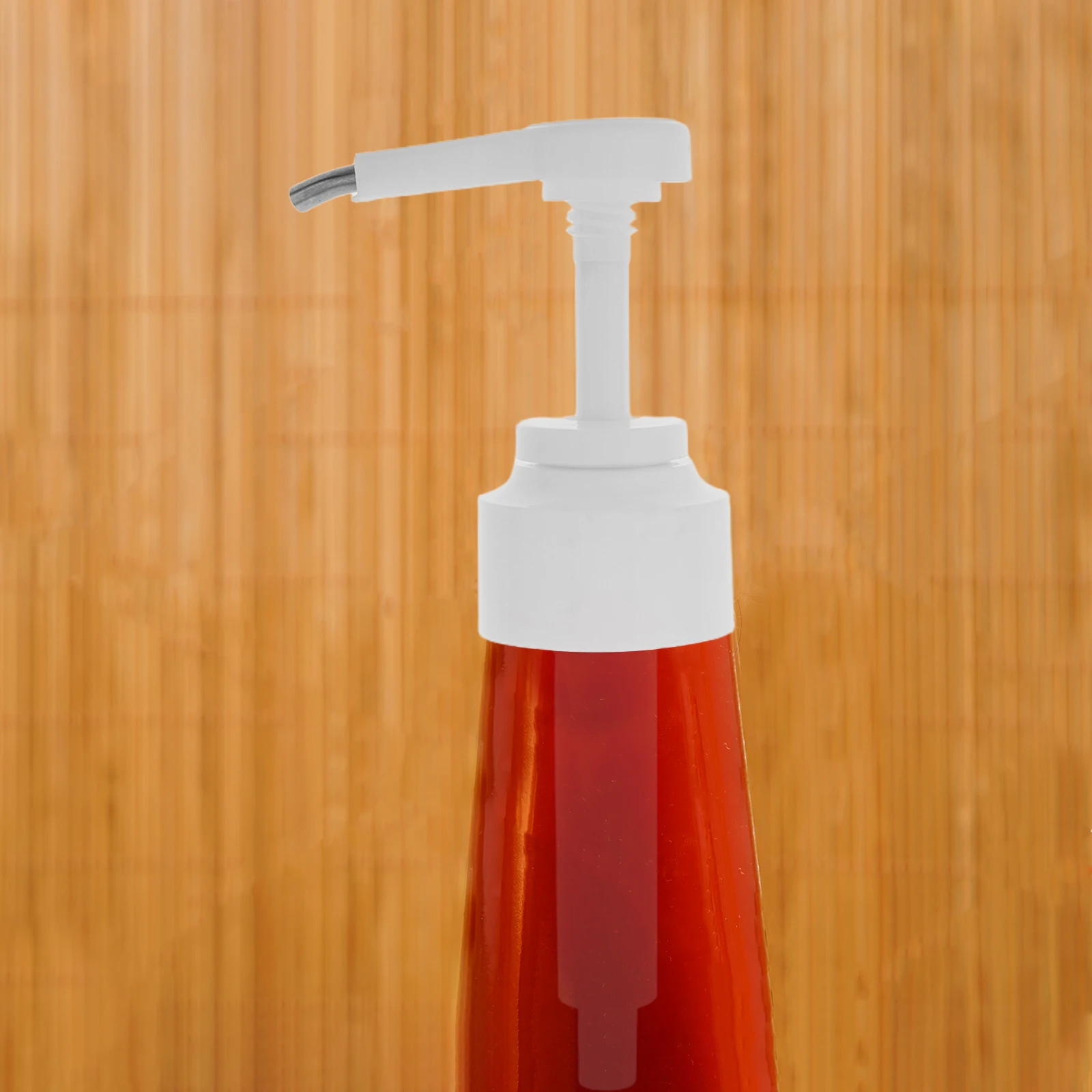 

2Pcs Oyster Sauce Press Stainless Steel Ketchup Dispenser Squeeze Bottles Automatic Condiment Pump Kitchen Tool