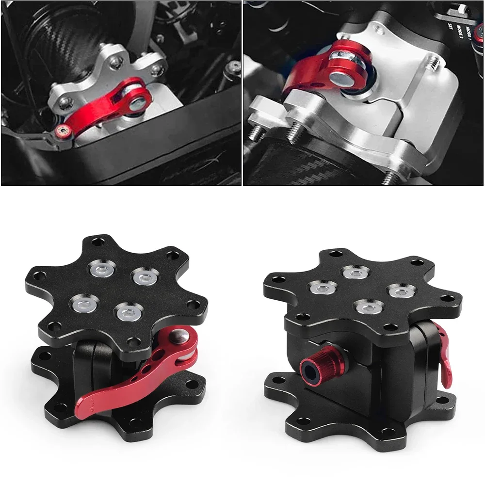 Aluminum Alloy 70MM Steering Wheel Quick Release For SIMAGIC For Thrustmaster For Logitech For Racing Games