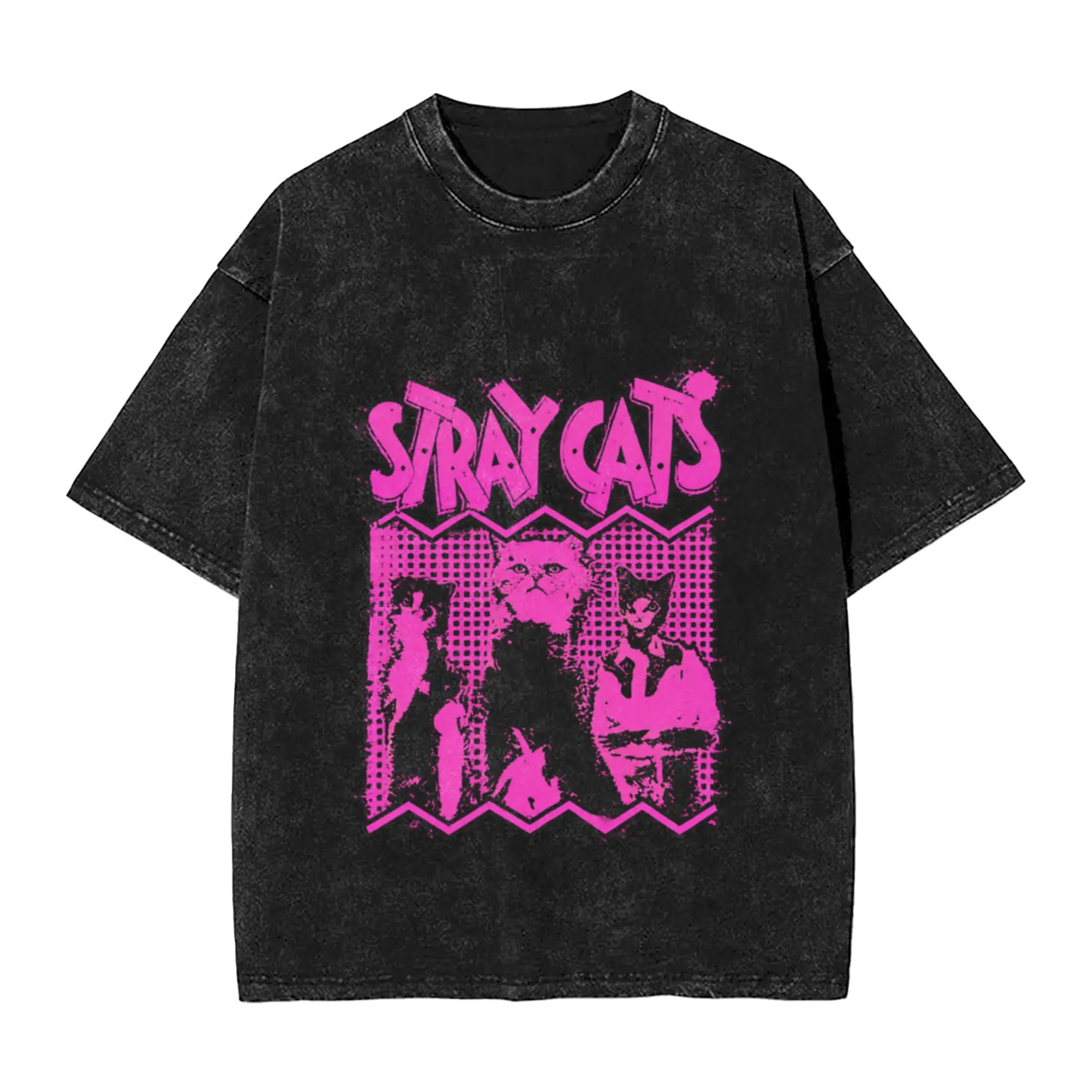 Edgy Grunge Style Band Graphic Design for Music Lovers Classic A T-Shirt Oversized Short Sleeve Men's Women's Cotton Tees Tops