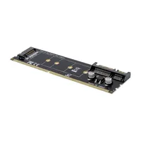 Add On Card  Riser DDR3 Memory Slot M.2 SSD To SATA3.0 15PIN+7PIN Expansion Board DDR3 to M.2 NGFF SSD Adapter Converter Card