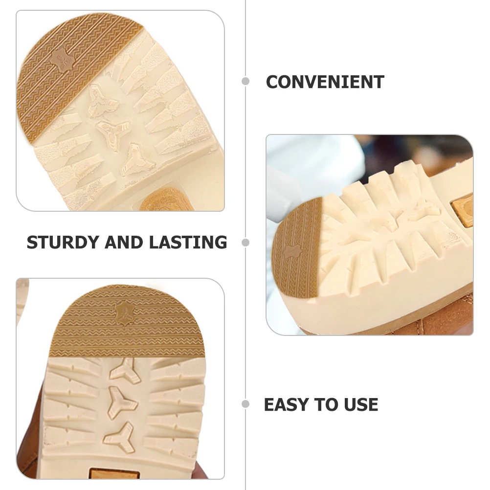 

3 pcs Non Slip Shoe Pads Protector for Heel Repair Sneaker Inserts Anti-Slip Material Invisible Heel Grips Sole of Shoes