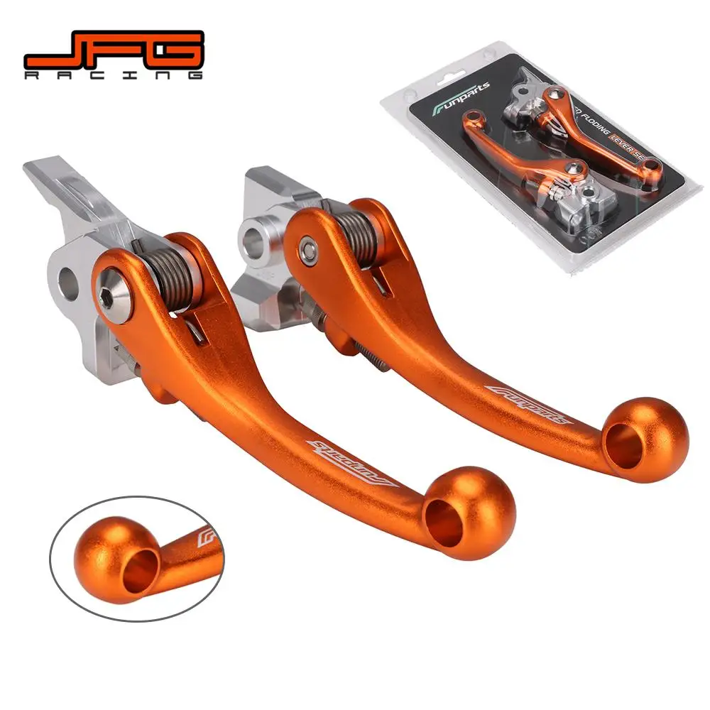 Funparts Forged Aluminum Titanium alloy Brake Clutch Lever For KTM EXC EXCF XC XCF XCW XCFW SX SXF 125 150 250 300 350 450 500