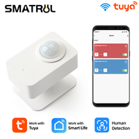 SMATRUL Tuya WiFi PIR Motion Sensor Human Body Movement Infrared Detector EU Wireless Smart Life APP Home Security Alarm System