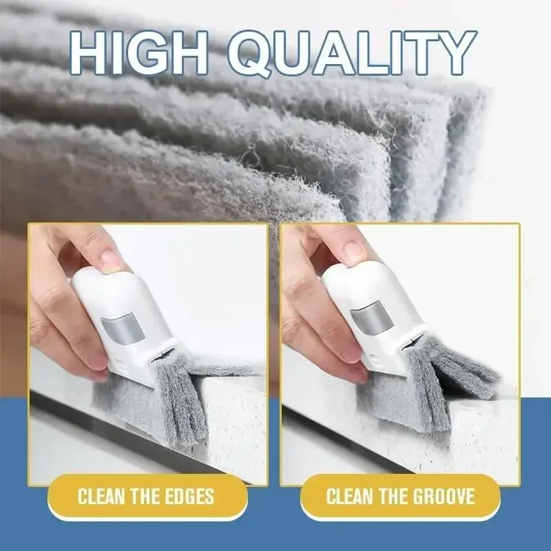 Window Cleaning Brush Windowsill Groove Deadend Cabinet Crevice Brush Household Multifunctional Cleaning Tools