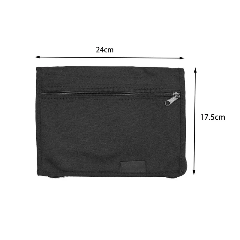 Sac de rangement de documents automobiles en nylon durable pour hommes, porte-cartes de crédit, couverture de planificateur de conduite, assurance d'enregistrement, voiture